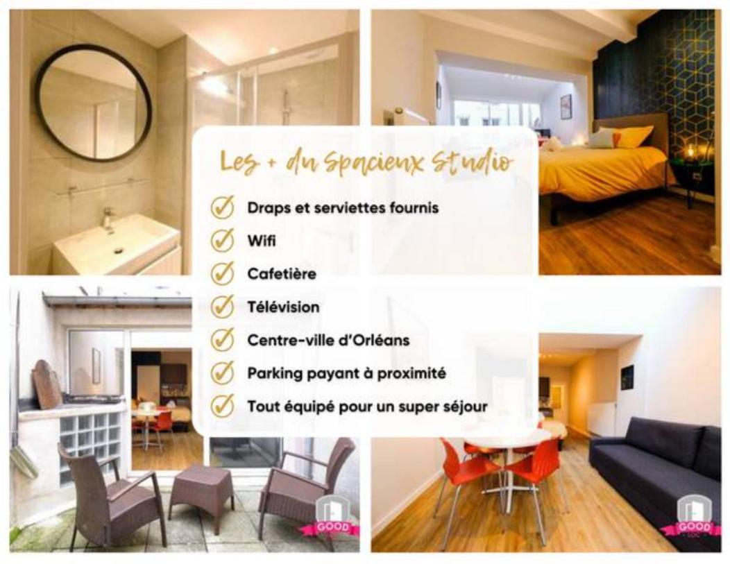 Spacieux Studio Neuf Orleans Centre Appartement Buitenkant foto